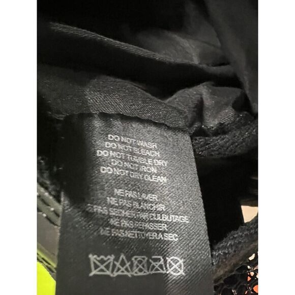 New Free People Movement Move It All Messenger Bag Neon Lime Yellow - Picture 8 of 8